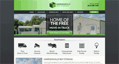 Desktop Screenshot of harrisonvilleselfstorage.com